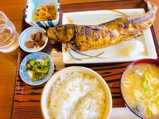 2019年10月2日　鰊の塩焼き定食