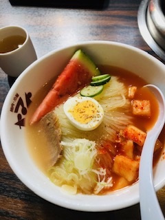 2020年9月8日　冷麺スイカ入り！