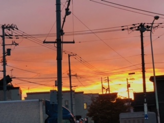2021年5月17日　夕焼け