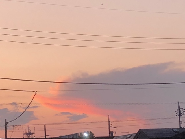 2021年7月19日　夕焼け