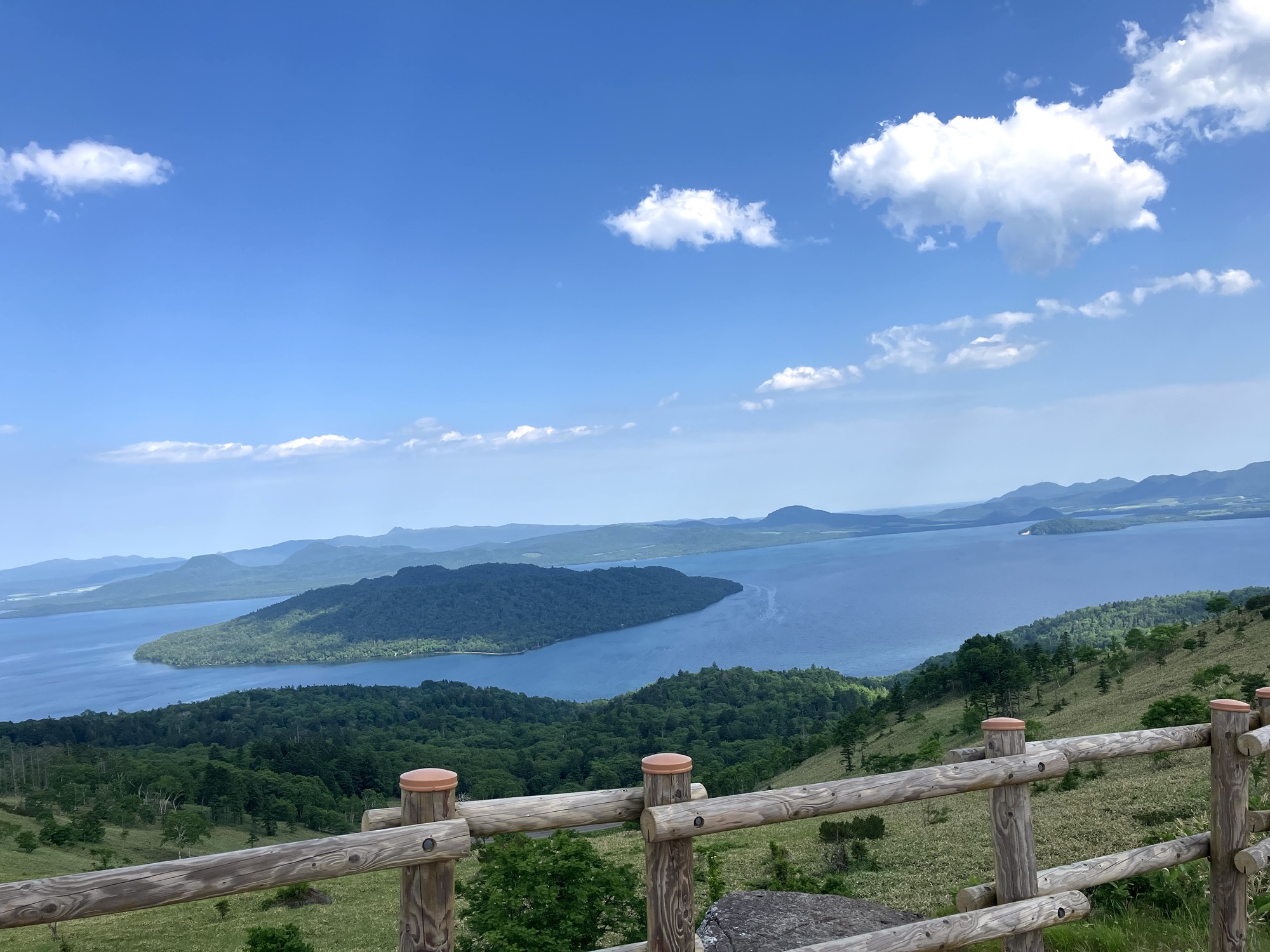 2025年6月24日(火)②オマケ・美幌峠から屈斜路湖を望む