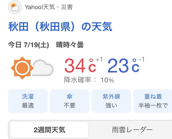 2025年7月19日(土)②猛暑は続く… オマケ