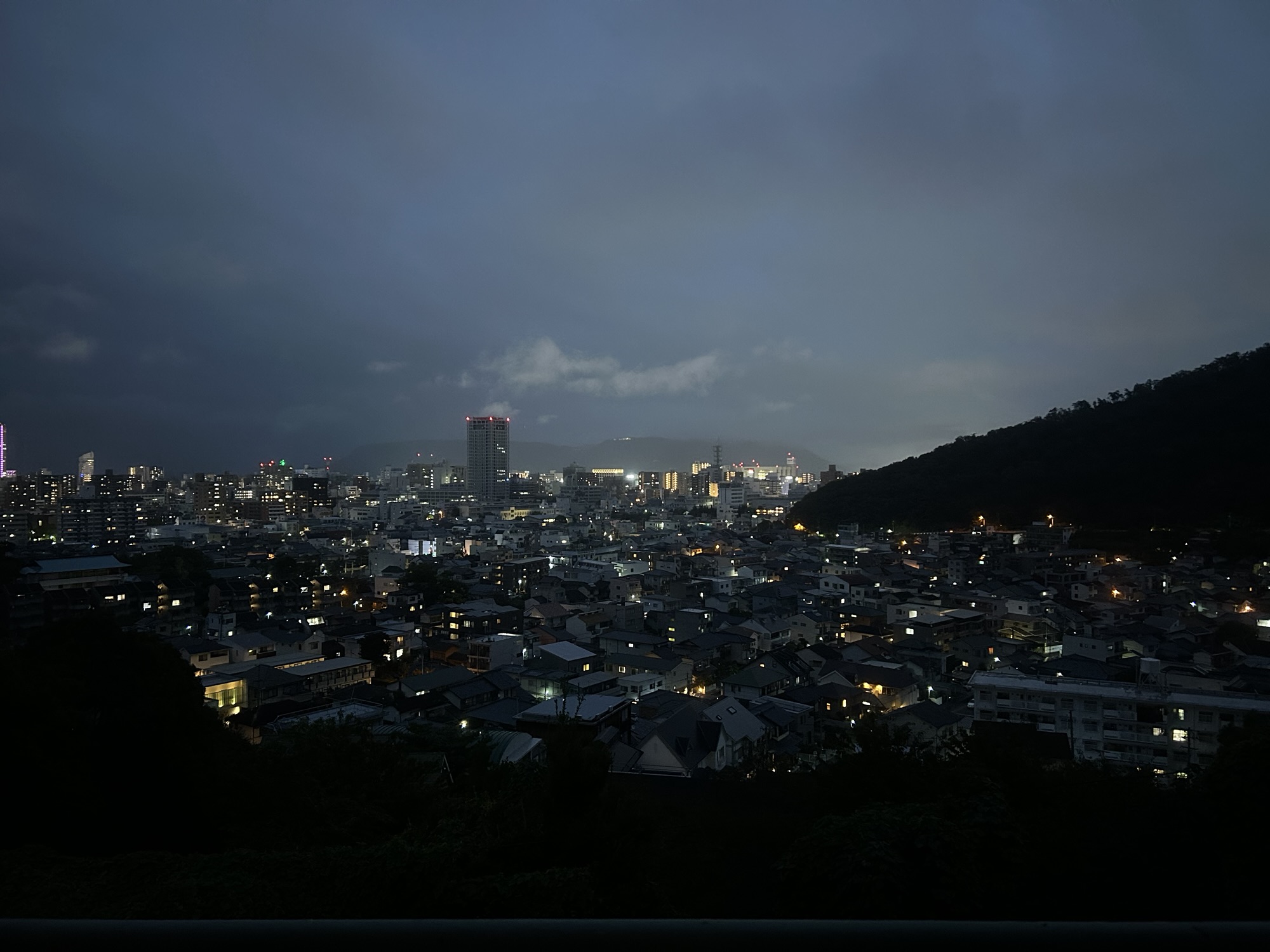 2025年10月24日（金）高松市内の夜景