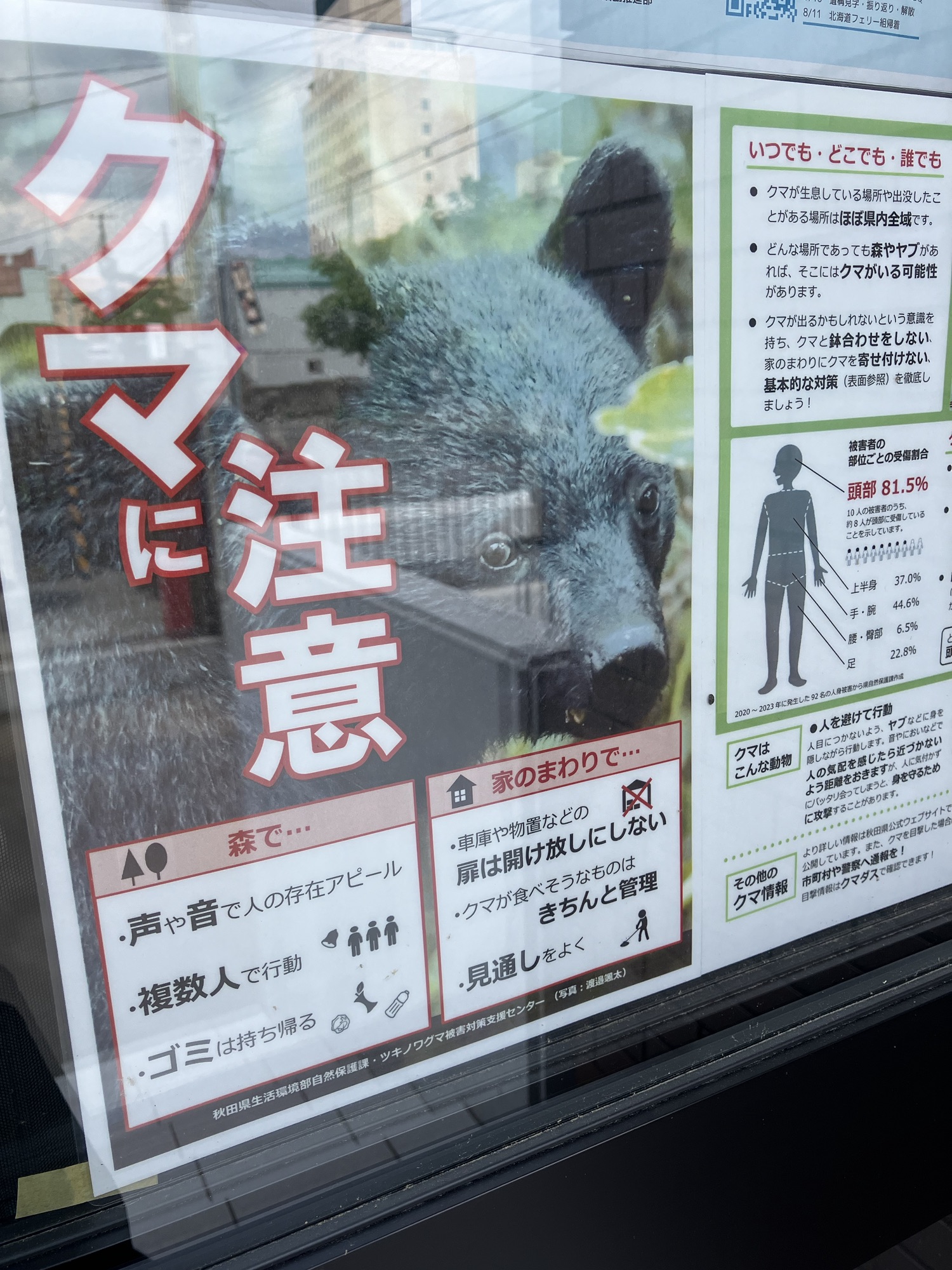 2026年7月9日(木)③オマケ・熊出没注意！